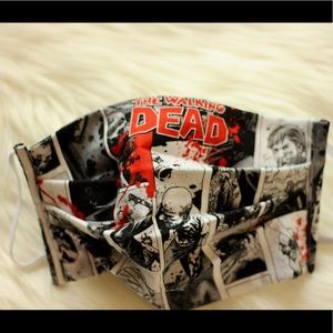 The Walking Dead 100% cotton washable face mask.